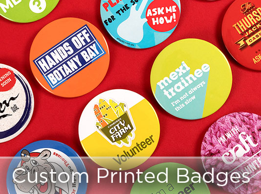 Custom Made Badges & Products Online Australia